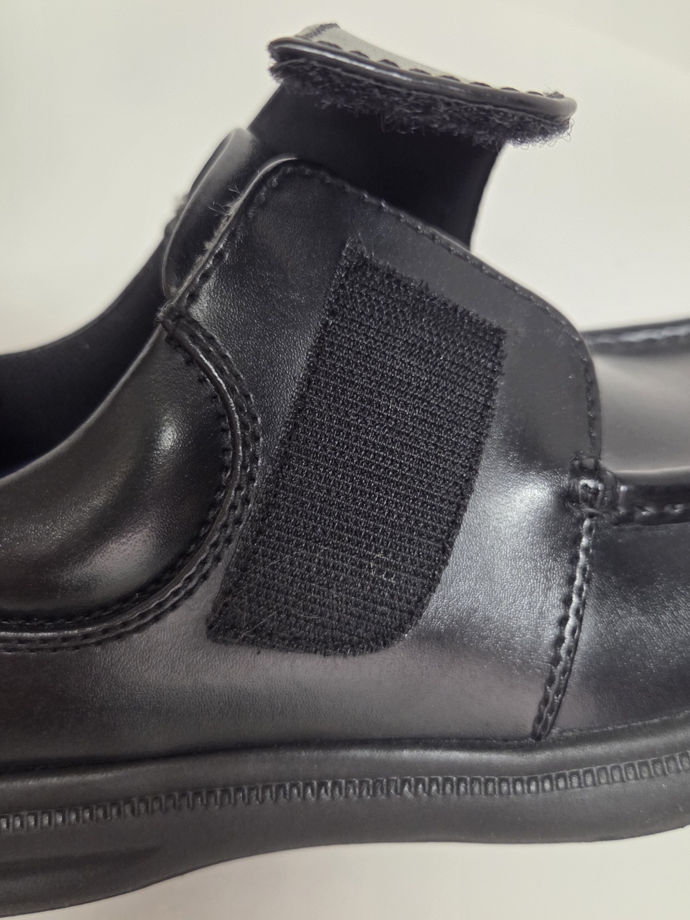 Hush Puppies Gil Black Leather Comfort Shoes Men’s 9 Wide. #0238 - Picture 9 of 12